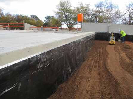 Bentonite sheet waterproofing