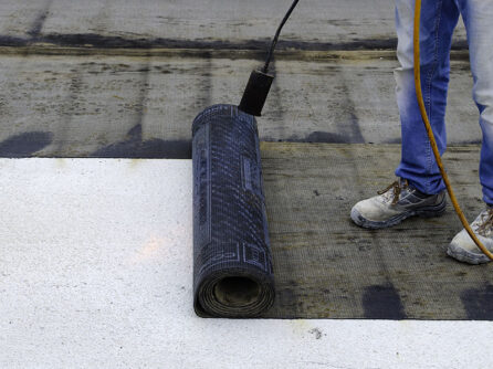 Torch on waterproofing